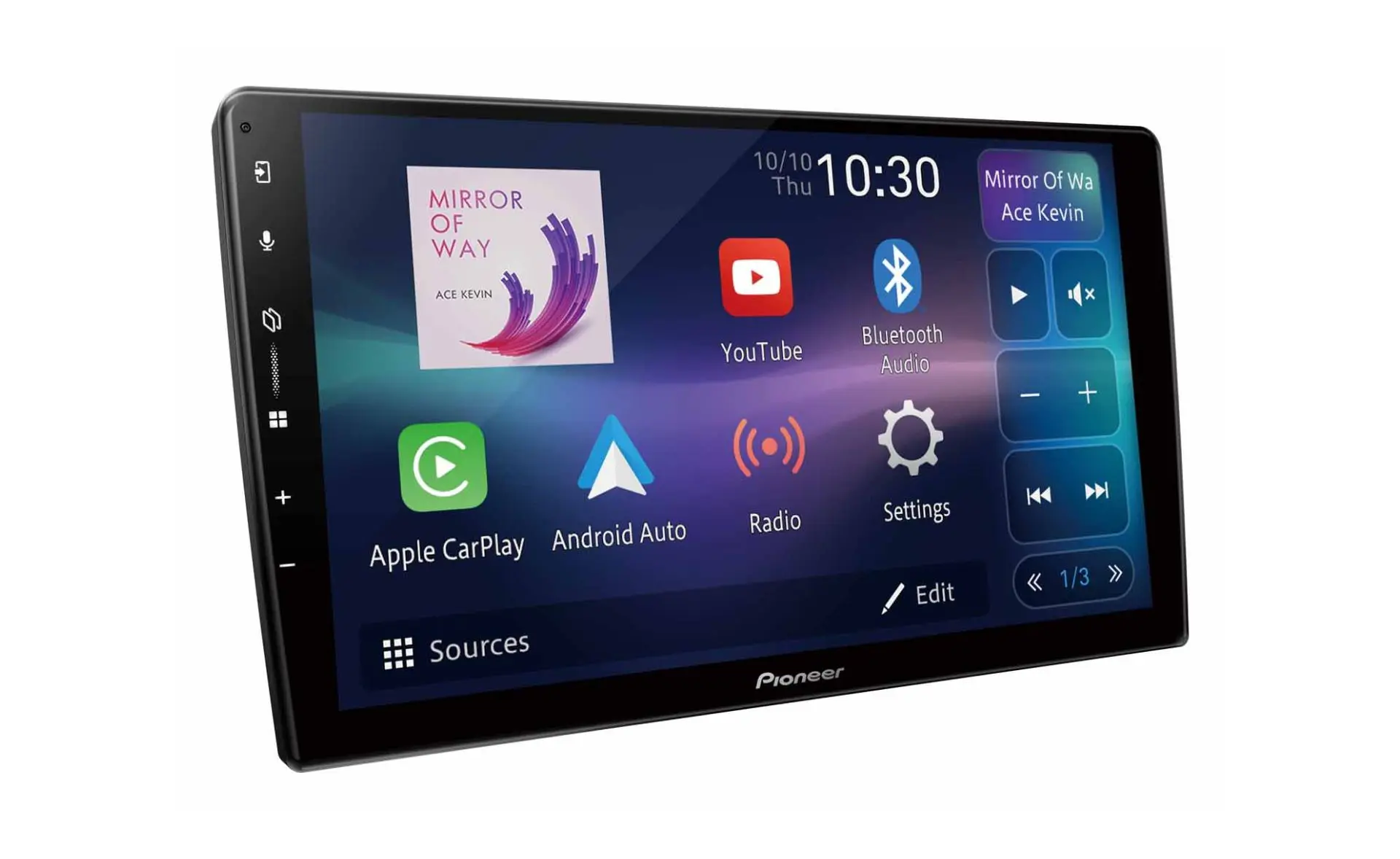 Multimedijska enota Pioneer SPH-PF97BT – 9-palčna (brezžični Apple CarPlay in Android Auto)
